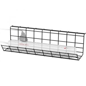 Duronic CMH1 Support de Gestion des Câbles à Placer sous Un Bureau  Tiroir pour Rangement et Organisation des câbles et Fils pour