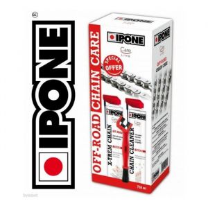Pack brosse + d&eacute;graissant + graisse de cha&icirc;ne IPONE Off Road motocross cross