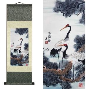 Peinture Chinois Decoration Murale Salon Tableau Asiatique Decoration Murale Salon Deco Orientale Tableaux Posters et Arts D&eacute;corat