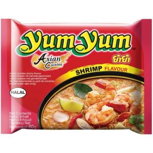 Nouilles chinoises YumYum aux Crevettes (lot de 10)
