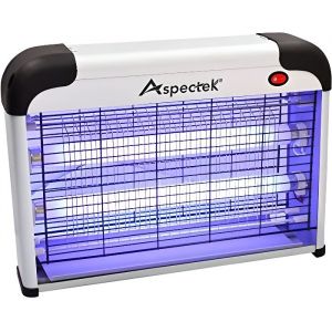 ASPECTEK Lampe UV Anti Insectes Volants. Tue-Mouche Destructeur d Insectes Electrique 20W. Lampe Anti Moustique Electrique (Lampe