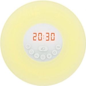 Radio-r&eacute;veil lumineux Wake-up avec sons de la nature