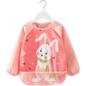 Blouse Peinture EnfantImperm&eacute;able Tablier De Peinture Enfant 2-4 Ans Blouse Tablier Manches Longues Enfant avec Poches.