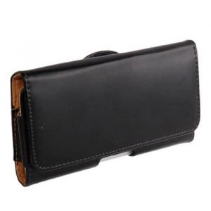 pour SAMSUNG GALAXY S23 ULTRA (2023) Étui Housse Clip Ceinture Simili-Cuir Lisse Horizontal - Noir