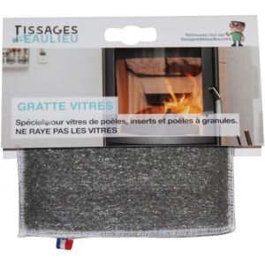 TISSAGES DE BEAULIEU Gratte vitre po&ecirc;les et inserts &agrave; bois