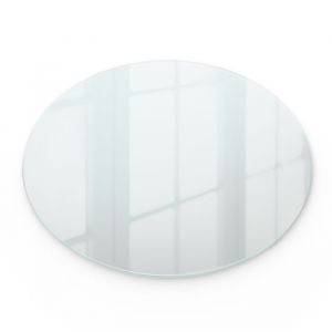 Plateau de table en verre 140x70 cm grande protection de bureau en verre plaque de protection Tulup