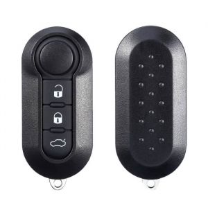 Coque de clé télécommande à 3 boutons Pour Fiat 500 Bravo Qubo Ducato 500L - 500L MPV Florino Punto Peugeot Boxer Citroën Relay