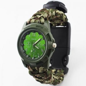 Getek Survival Bracelet Kit boussole montre thermomètre #4