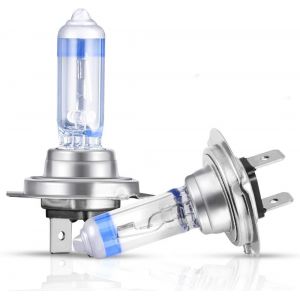 2Pcs Ampoules H7 Xénon 12V 55W Super Brillant Nouvelle Version Phares Voiture Auto Moto Feux de Croisement Lampe Halogène Véhicule
