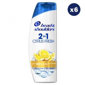 6 2-en-1 Citrus Fresh Shampooing 270ml Head&Shoulders