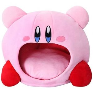 Grande bouche Kirby mignon peluche canap&eacute;-lit Plushier Adorable peluches dessin anim&eacute; poup&eacute;e peluche oreiller doux peluche Kawaii