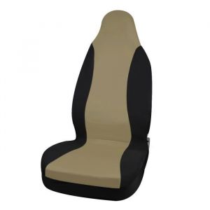 SOURCING MAP Housse de Siège Voiture Universel Couvre Siège Avant Protection Beige pour SUV Camion
