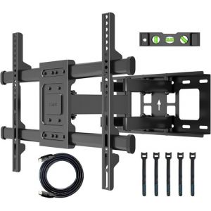 Support Mural Tv Pour T&eacute;l&eacute;vision Plat Et Incurv&eacute; Lcd Led 32-84 Pouces Jusqu&Agrave; 60KgSupport Tv Mural Orientable Et Inclinable