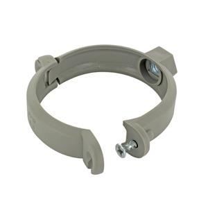 Collier Bride PVC &Oslash;100 - First Plast - Collier &agrave; charni&egrave;re en PVC &agrave; visser pour fixation du tube