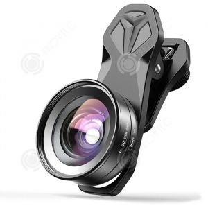 INN Objectif macro 10x 120 degrés super grand angle professionnel pour smartphone HD objectif fixable zoom oeil de poisson externe
