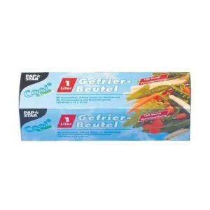 Sachet de cong&eacute;lation - PAP STAR - 6l - Boite de 45 pi&egrave;ces - Dimensions 460 x 300 mm - 35 my