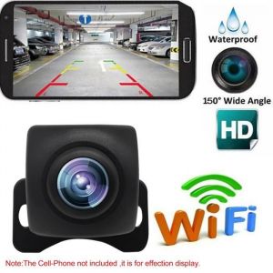 Caméra de recul sans fil Câble USB Caméra de recul HD WIFI pour voiture véhicules caméra de recul WiFi avec vision nocturne mon