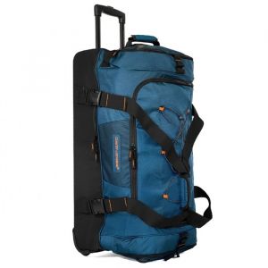Sac de voyage cabine à roulettes 100L double compartiment 78cm - Bleu - BA60581L