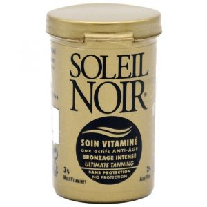 Soin préparateur pour le bronzage - Soleil Noir - Ultra Bronzant - 20ml - Sans parabène - Huile