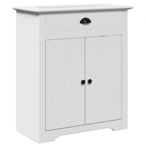 Bonne qualité - Armoire de rangement Armoire de lavabo de salle de bain et WC - BONNIE - BODO blanc 70x35x80cm DECO M7533090