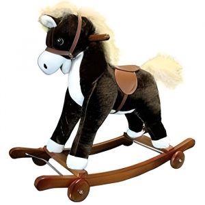 Cheval à bascule - BigBuy Fun - Blanc - Intérieur - 74 x 63 cm - Mixte - A partir de 3 ans