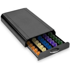 NetBoat Tiroir Capsule de Caf&eacute; - Rangement Support pour Dosette Machine &agrave; Caf&eacute; Nespresso - Distributeur Range-Dosette 50 Capsules