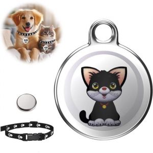 Mini Traceur GPS Chat Chien IP65 étanche GPS Chat GPS Chien Collier GPS pour Chien et Chat Mini Tracker GPS