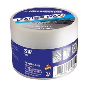 Holmenkol Leather Wax (85ml) Soins intensifs et impr&eacute;gnation pour chaussures en cuir (tous types de cuir)