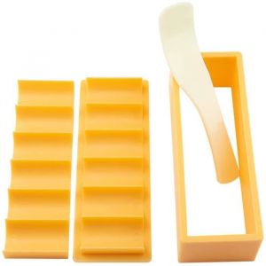 Moule &agrave; sushiKit De FabricationDe Sushi Ensemble DoutilsDe Moule De Sushi Sushi Moule Deux en Un Carr&eacute; Sushi Maker Colonne