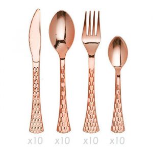 M&eacute;nag&egrave;re Prestige R&eacute;utilisable Rose Gold x 40 Pi&egrave;ces