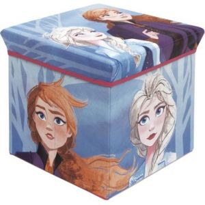 LA REINE DES NEIGES 2 Boite de rangement tabouret 30x30x30 cm