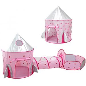 Tente de Jeu Pop up pour Enfants tunelle pour EnfantTente EnfantTunnel de Tente de Fosse à ballesGrande Tente de JardinRose