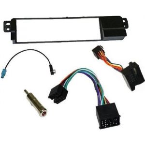 Kit Adaptateur Autoradio 1DIN - ADNAUTO - BMW Série 3 E46 - Facade + Fiches ISO + Antenne