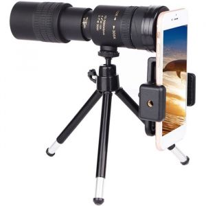 10-300X40mm BAK4 Prisme télescope monoculaire Longue-Vue avec Support pour Smartphone et trépied pour Adultes Observation des [403]