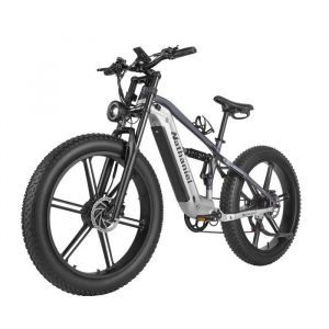 V&eacute;lo &eacute;lectrique SYR-09 Dual Moteur 1000W*2 Batterie 48V20AH Tout Suspendu Fat Pneu 26*4.0 Autonomie 60 KM 50KM/H Shimano 7 Vitesse