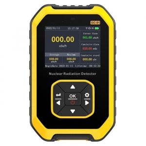 compteur Geiger Portable LCD Digital Geiger Counter d&eacute;tecteur de rayonnement nucl&eacute;aire dosim&egrave;tre b&ecirc;ta gamma testeur