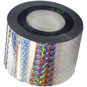 Ruban r&eacute;fl&eacute;chissant JZSH anti-oiseaux 4.8cm x 80m double face contre pigeons pics h&eacute;rons protection jardin ferme vergers