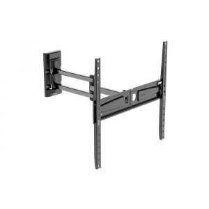Meliconi - Support mural TV Inclinable et Orientable FDR 400 FLAT FB - Grand angle - Pour Tv 40 à 75 - VESA 200/300/400