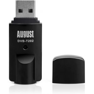 Récepteur TNT USB DVBT202 Décodeur TNT avec Enregistreur et AntenneNumérique Terrestre Mini Télévision sur PC MPEG4