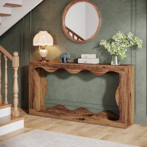 Tribesigns Table console 160 cm  table de canapé derrière le canapé table dentrée table de couloir pour le salon