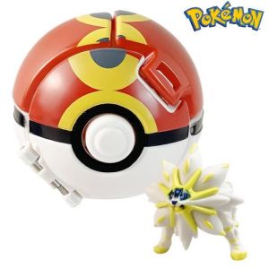 Pokeball pokemon Solgaleo figurine auto ouverture