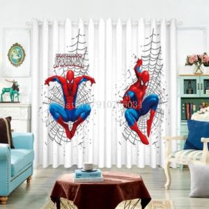 DCL-217 Avengers h&eacute;ros Spiderman rideau dessin anim&eacute; gar&ccedil;on chambre enfants chambre maternelle d&eacute;but &eacute;ducation Center occul