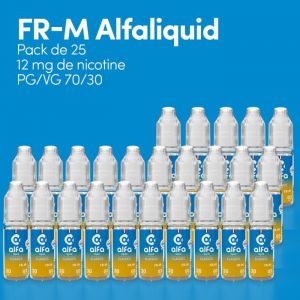 E-liquide FR-M Alfaliquid 12MG NICOTINE - PG/VG 70/30 - 10ML PACK 25