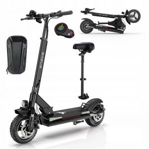 ENGWE Y600S - Trottinette &Eacute;lectrique Pliante - Moteur 830W - Batterie 48V 18.2Ah - Max 45km/h - Autonomie 70km - 10 Pneus - Gris