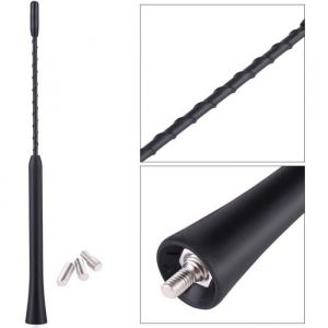 Antenne Radio universelle de 9 pouces antenne Radio FM antenne anti-bruit Flexible de remplacement de voiture avec vis style de