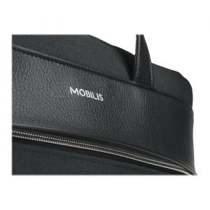 Sacoche pour Ordinateur Portable MOBILIS - Mati&egrave;re d&eacute;perlante - Noir et Argent