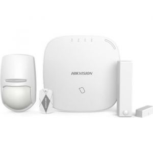 Kit dalarme sans fil 3G/4G avec centrale d&eacute;tecteurs et t&eacute;l&eacute;commande - HIKVision