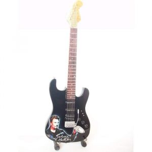 Guitare miniature style fender stratocaster - Johnny Hallyday