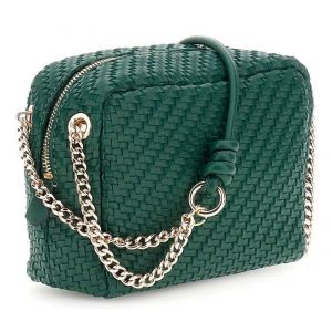 GUESS Sac &agrave; &eacute;paule bandouli&egrave;re vert fonc&eacute; pour femme - Francy Camera Crossbody Bag Forest 300469