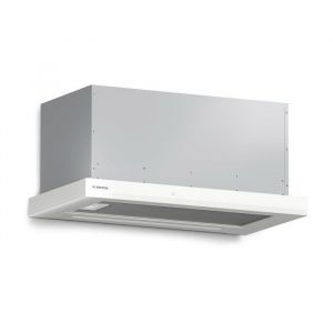 Klarstein Velaire Hotte Aspirante 60cm Hotte à Tiroir 896 m³/h Classe A++ Commandes Tactiles Design Minimaliste Silencieuse Blanc